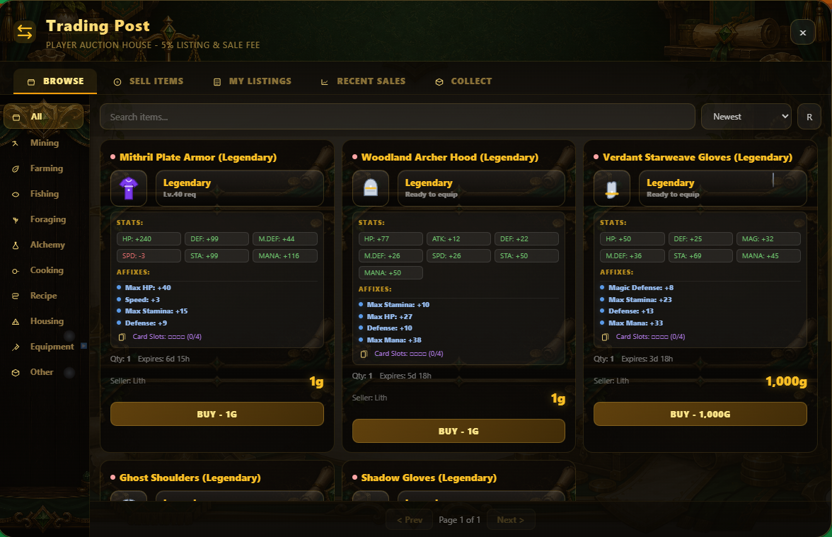 Made by you. Wanted by someone. in-game interface
